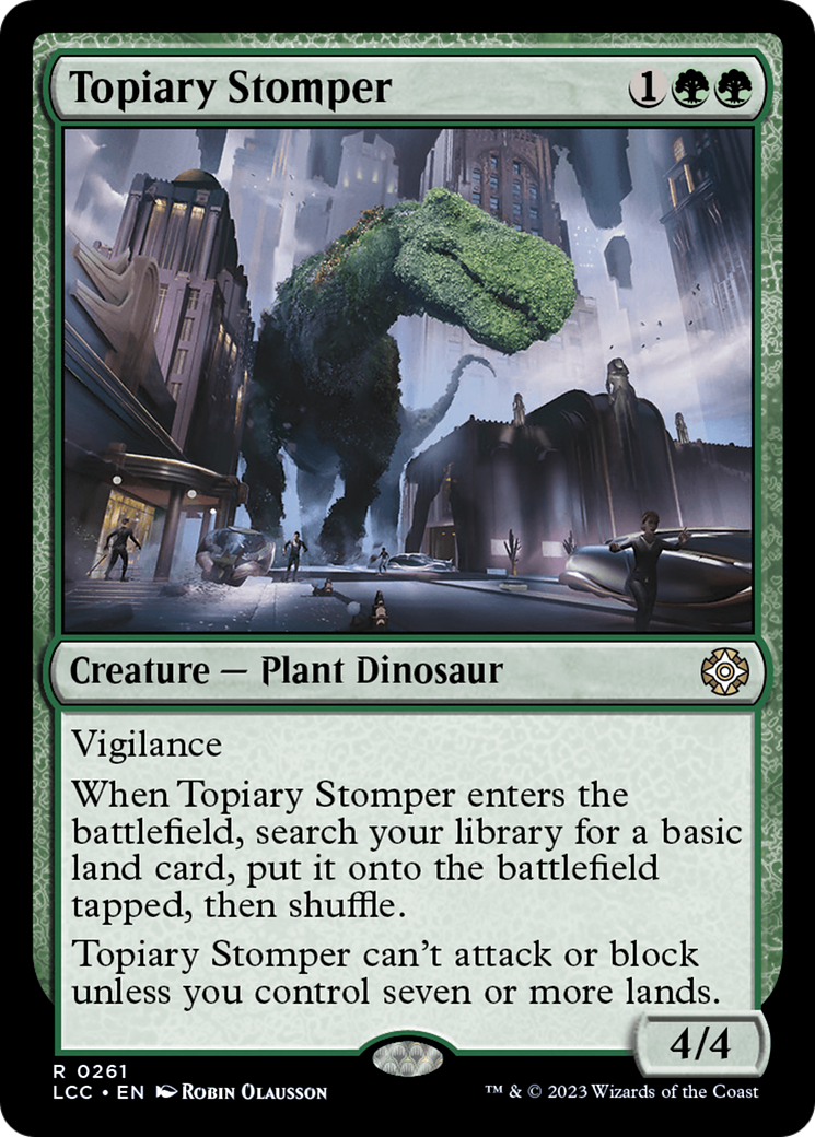 Topiary Stomper [The Lost Caverns of Ixalan Commander] | Gear Gaming Fayetteville