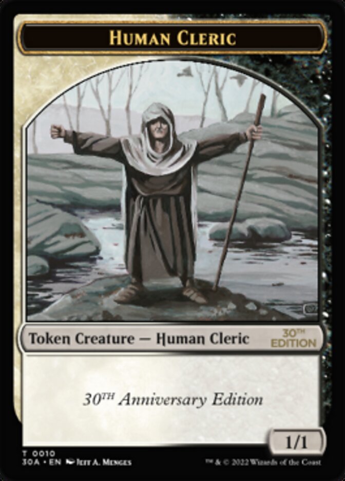 Human Cleric Token [30th Anniversary Tokens] | Gear Gaming Fayetteville