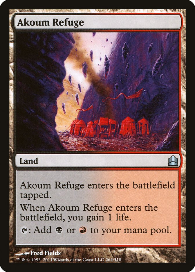 Akoum Refuge [Commander 2011] | Gear Gaming Fayetteville