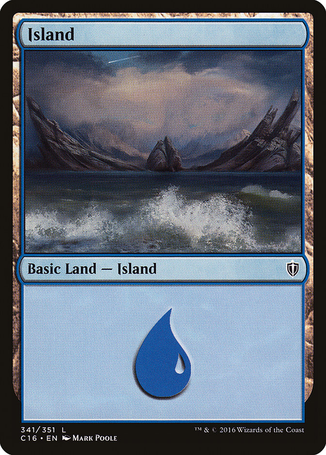 Island (341) [Commander 2016] | Gear Gaming Fayetteville