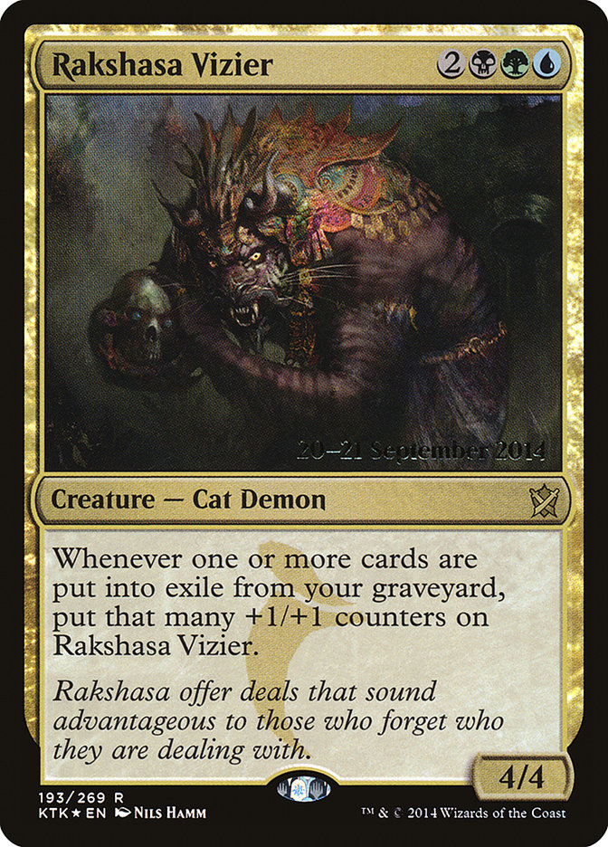 Rakshasa Vizier [Khans of Tarkir Prerelease Promos] | Gear Gaming Fayetteville