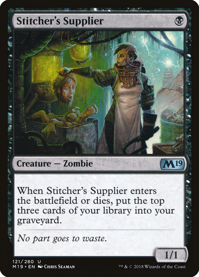Stitcher's Supplier [Core Set 2019] | Gear Gaming Fayetteville