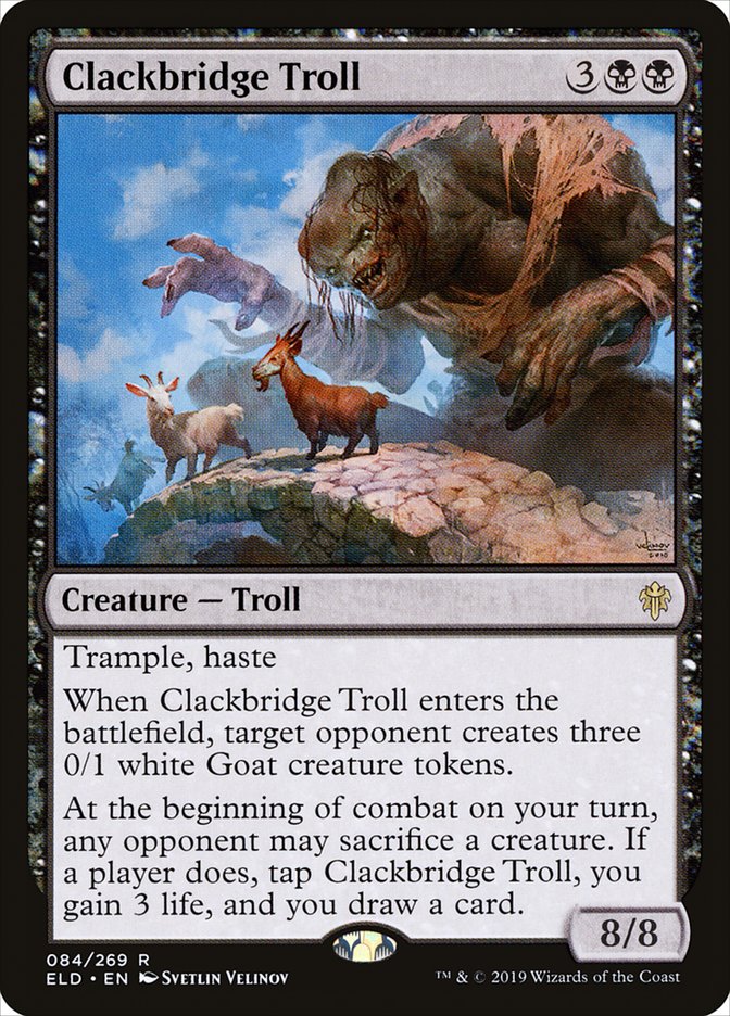 Clackbridge Troll [Throne of Eldraine] | Gear Gaming Fayetteville