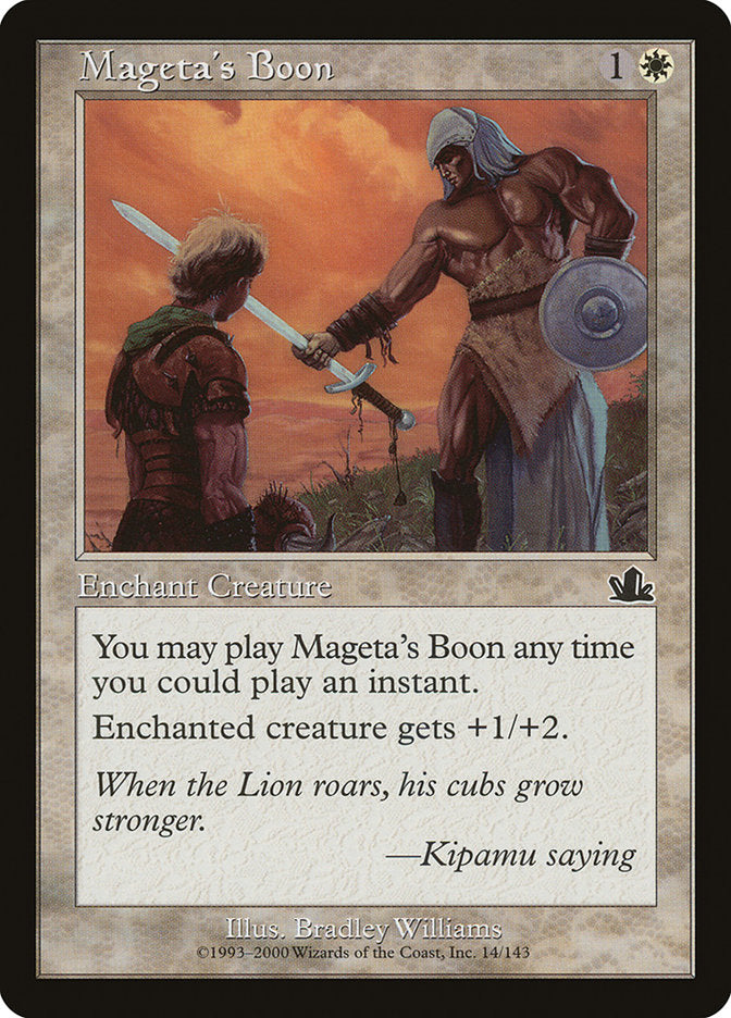 Mageta's Boon [Prophecy] | Gear Gaming Fayetteville