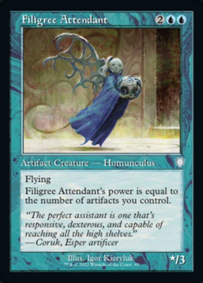 Filigree Attendant (Retro) [The Brothers' War Commander] | Gear Gaming Fayetteville