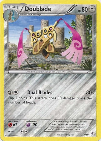 Doublade (14/30) [XY: Trainer Kit 1 - Bisharp] | Gear Gaming Fayetteville