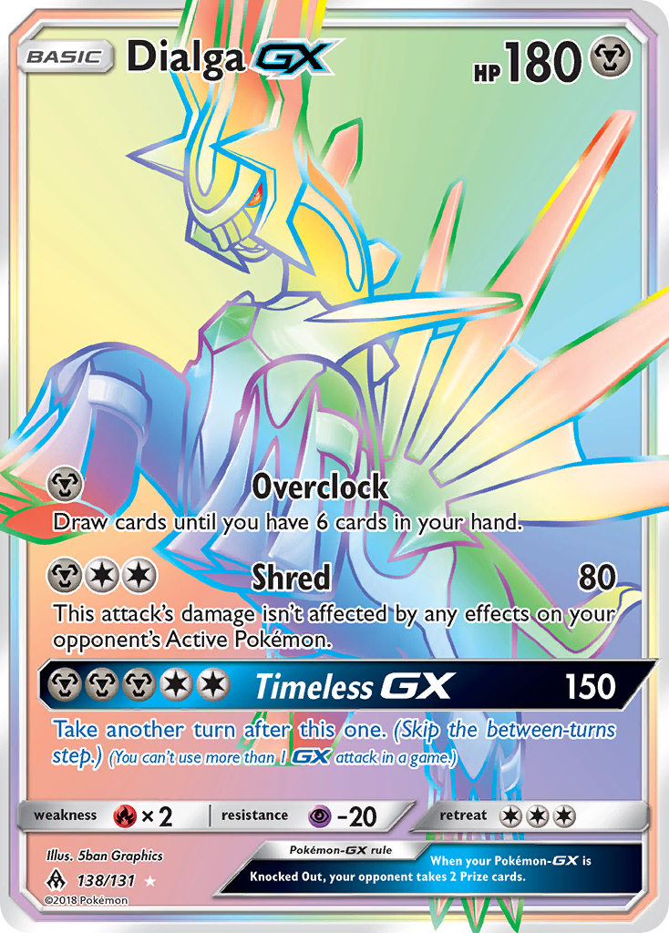 Dialga GX (138/131) [Sun & Moon: Forbidden Light] | Gear Gaming Fayetteville