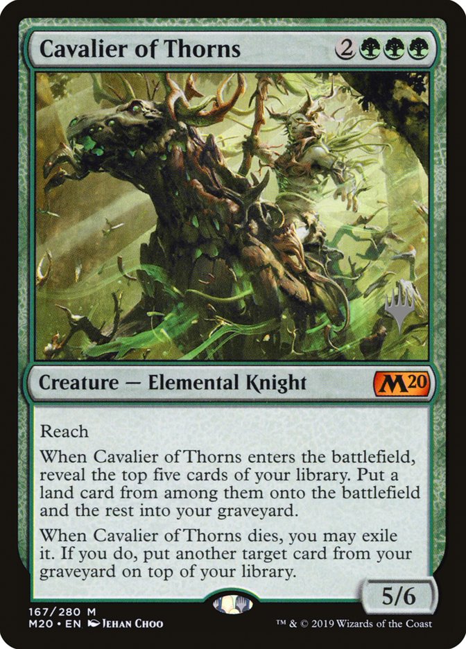 Cavalier of Thorns (Promo Pack) [Core Set 2020 Promos] | Gear Gaming Fayetteville