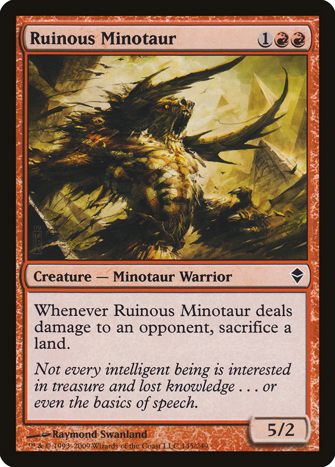 Ruinous Minotaur [Zendikar] | Gear Gaming Fayetteville