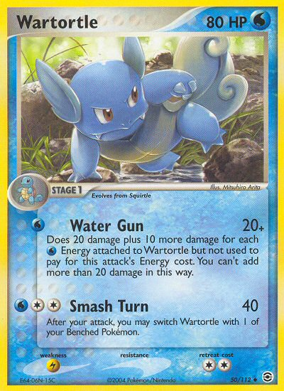 Wartortle (50/112) [EX: FireRed & LeafGreen] | Gear Gaming Fayetteville