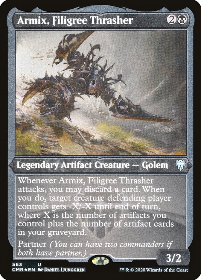 Armix, Filigree Thrasher (Etched) [Commander Legends] | Gear Gaming Fayetteville