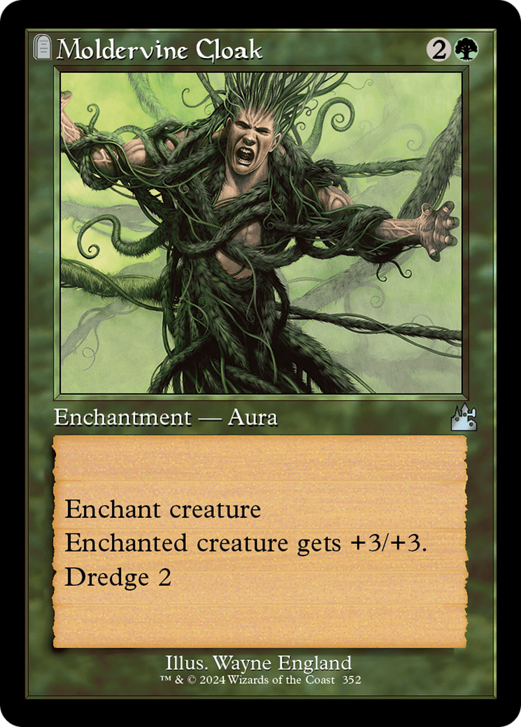 Moldervine Cloak (Retro Frame) [Ravnica Remastered] | Gear Gaming Fayetteville