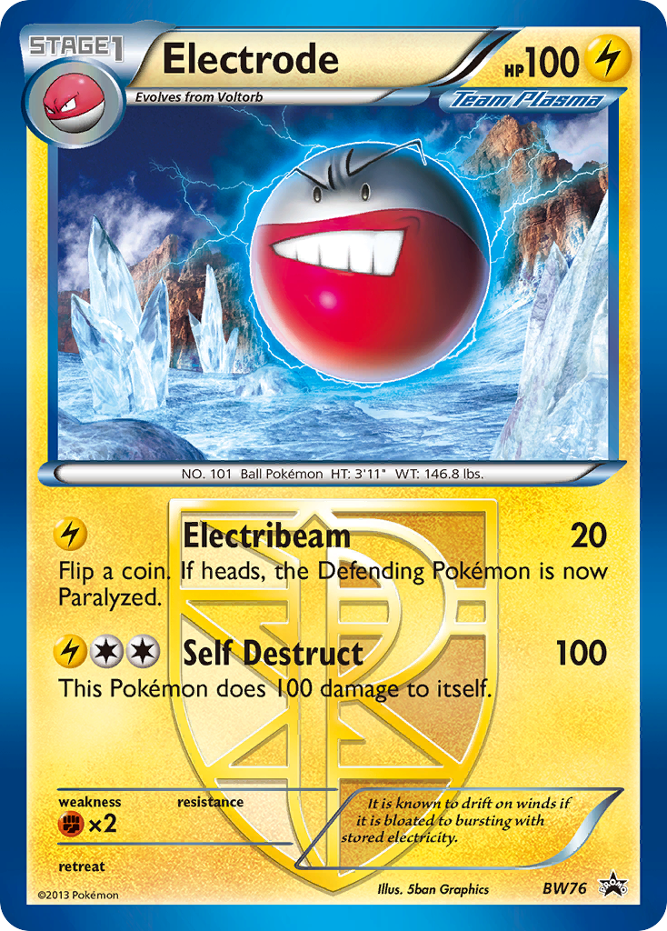 Electrode (BW76) [Black & White: Black Star Promos] | Gear Gaming Fayetteville