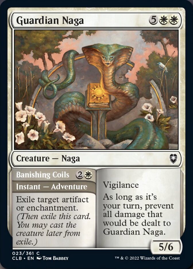 Guardian Naga // Banishing Coils [Commander Legends: Battle for Baldur's Gate] | Gear Gaming Fayetteville