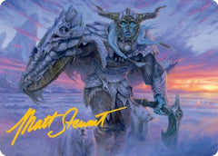 Frost Giant Art Card (Gold-Stamped Signature) [Dungeons & Dragons: Adventures in the Forgotten Realms Art Series] | Gear Gaming Fayetteville