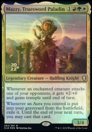 Mazzy, Truesword Paladin [Commander Legends: Battle for Baldur's Gate Prerelease Promos] | Gear Gaming Fayetteville