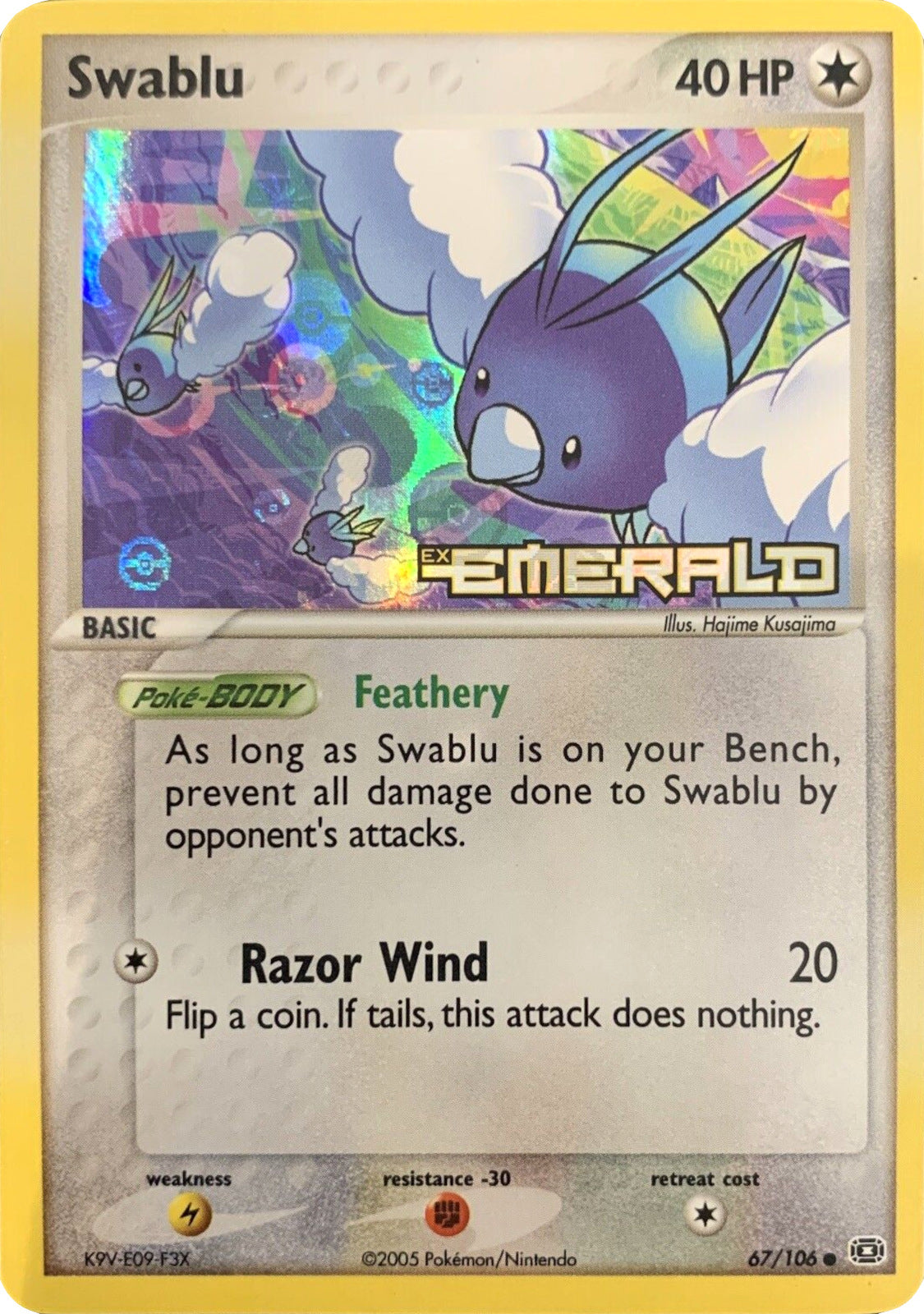 Swablu (67/106) (Stamped) [EX: Emerald] | Gear Gaming Fayetteville