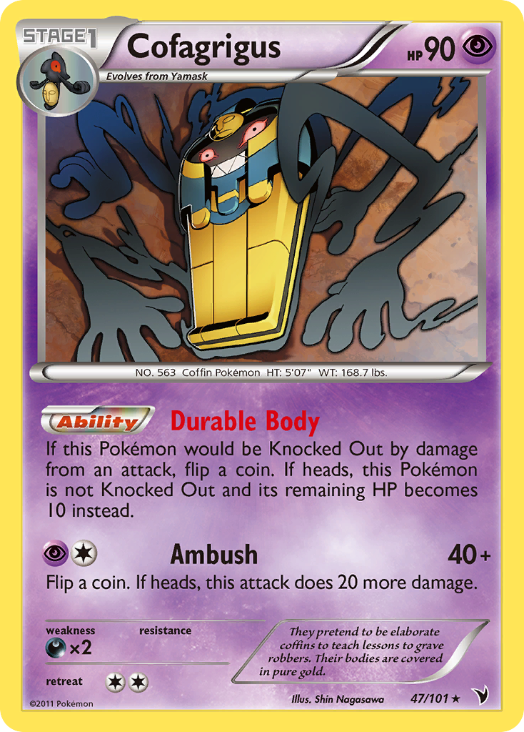 Cofagrigus (47/101) [Black & White: Noble Victories] | Gear Gaming Fayetteville