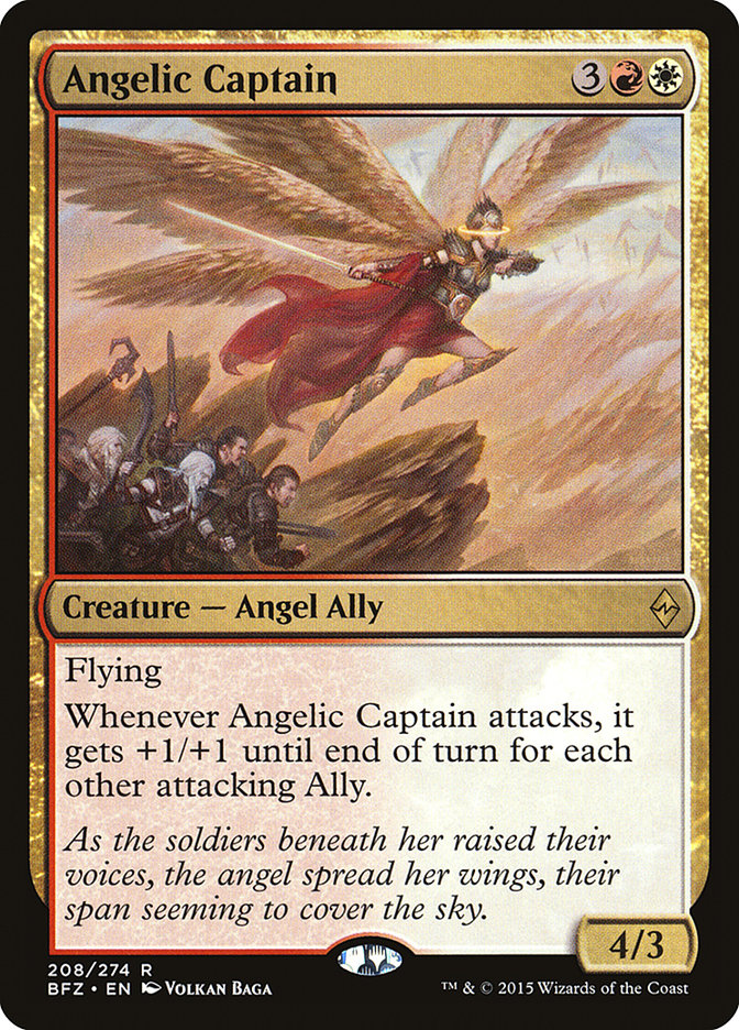 Angelic Captain [Battle for Zendikar] | Gear Gaming Fayetteville