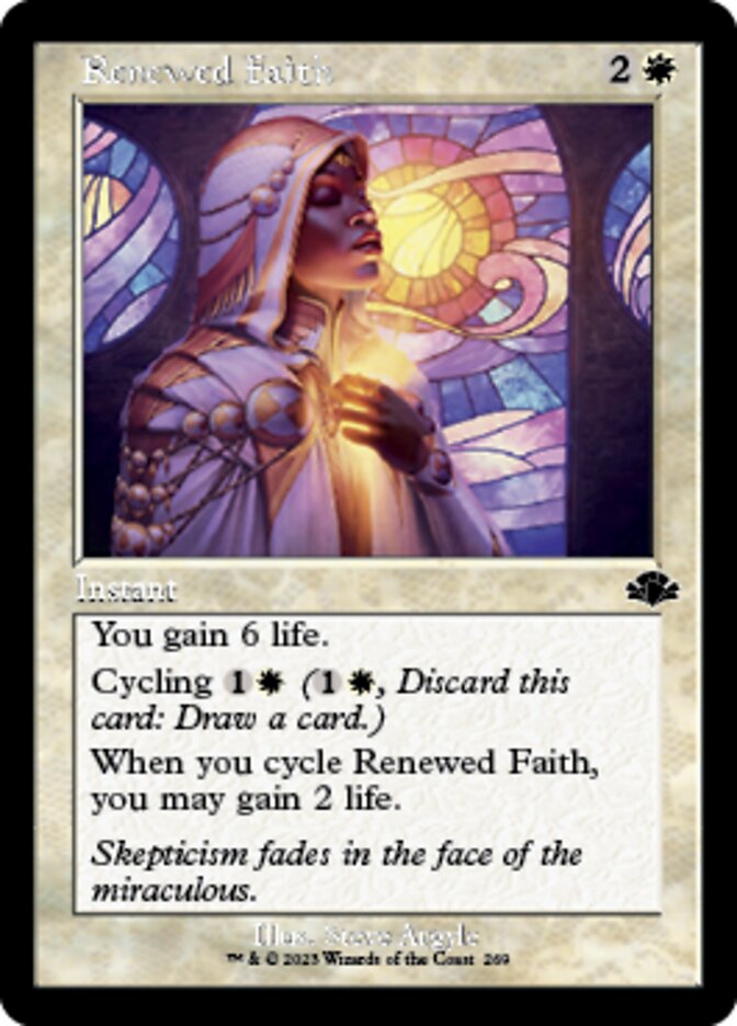 Renewed Faith (Retro) [Dominaria Remastered] | Gear Gaming Fayetteville