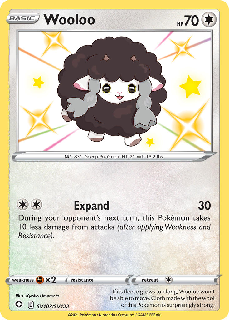 Wooloo (SV103/SV122) [Sword & Shield: Shining Fates] | Gear Gaming Fayetteville