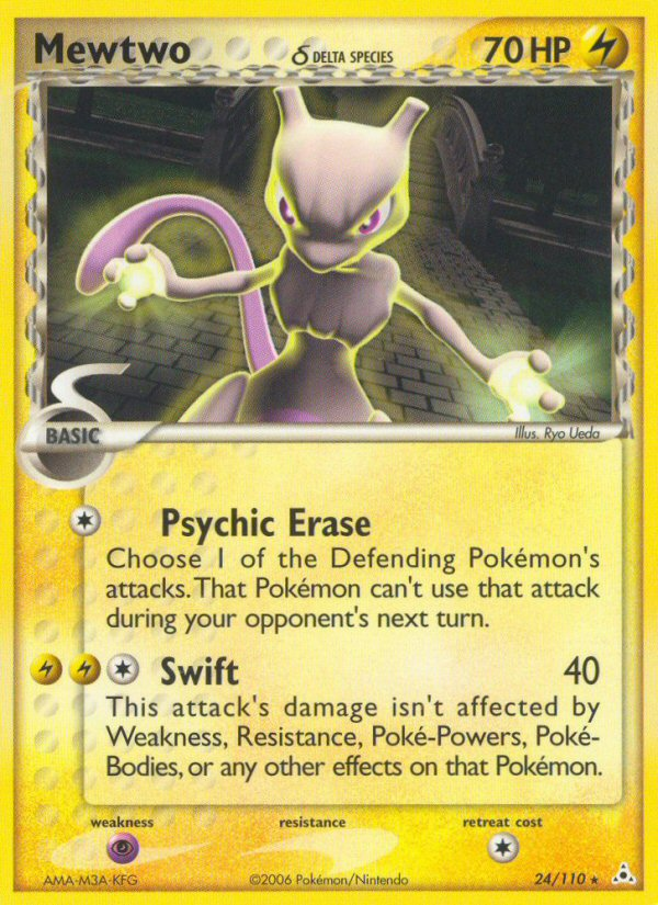 Mewtwo (24/110) (Delta Species) [EX: Holon Phantoms] | Gear Gaming Fayetteville