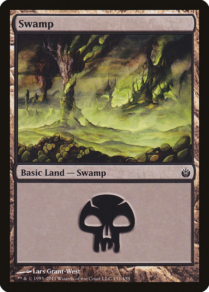 Swamp (151) [Mirrodin Besieged] | Gear Gaming Fayetteville