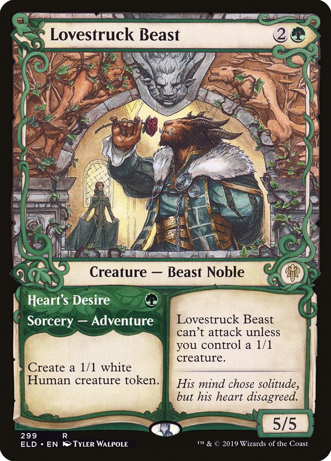 Lovestruck Beast // Heart's Desire (Showcase) [Throne of Eldraine] | Gear Gaming Fayetteville