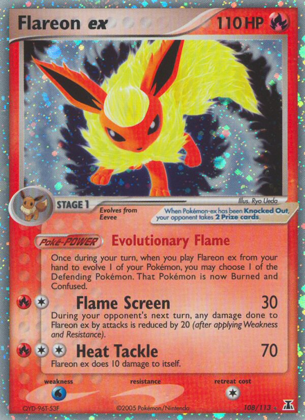 Flareon ex (108/113) [EX: Delta Species] | Gear Gaming Fayetteville