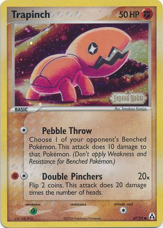 Trapinch (67/92) (Stamped) [EX: Legend Maker] | Gear Gaming Fayetteville