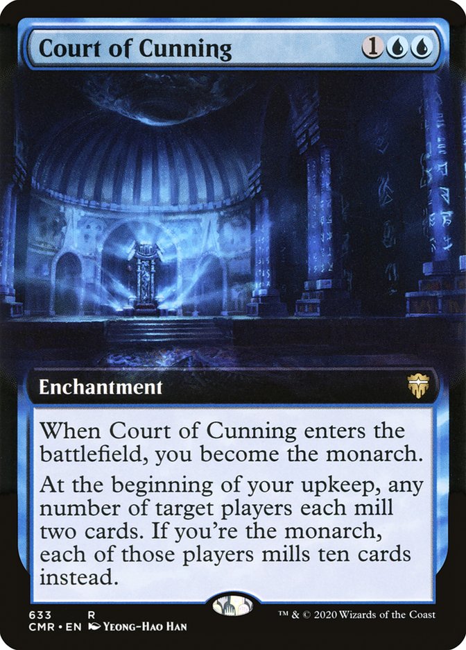 Court of Cunning (Extended Art) [Commander Legends] | Gear Gaming Fayetteville