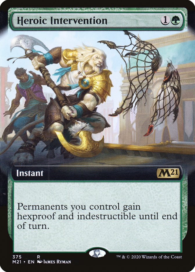 Heroic Intervention (Extended Art) [Core Set 2021] | Gear Gaming Fayetteville
