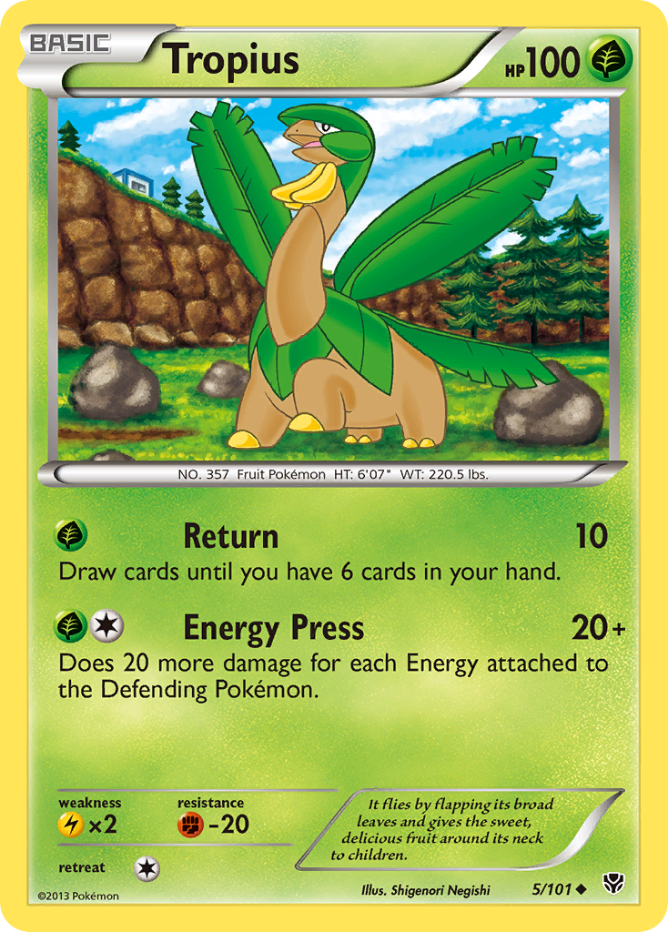 Tropius (5/101) [Black & White: Plasma Blast] | Gear Gaming Fayetteville