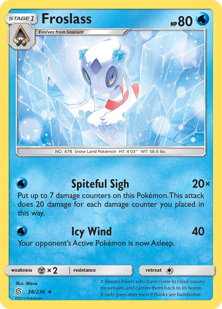 Froslass (38/236) (Theme Deck Exclusive) [Sun & Moon: Unified Minds] | Gear Gaming Fayetteville
