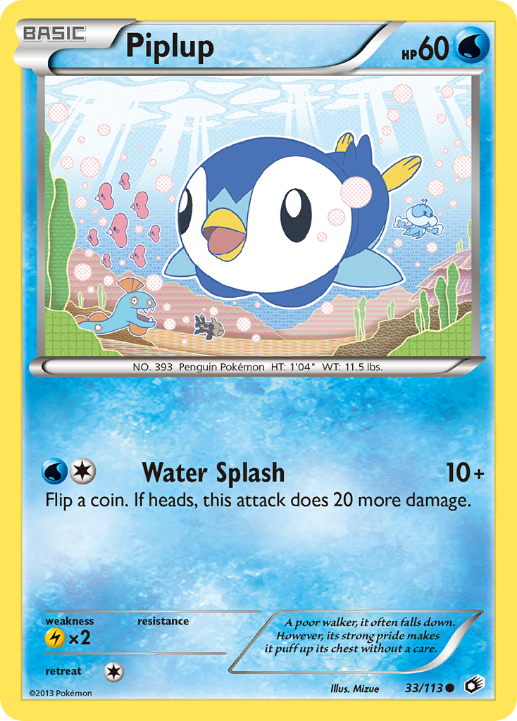 Piplup (33/113) [Black & White: Legendary Treasures] | Gear Gaming Fayetteville