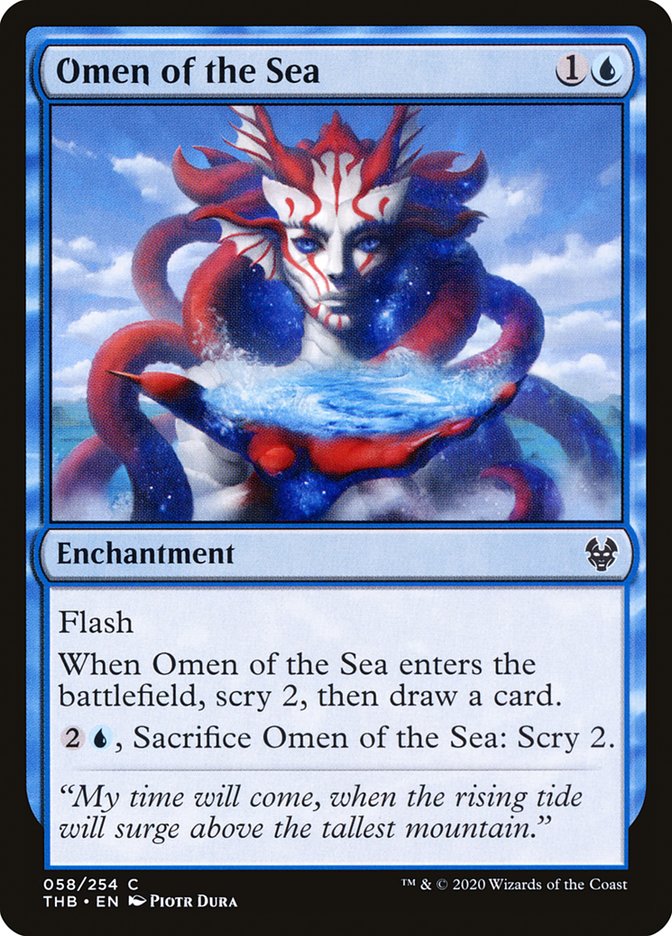 Omen of the Sea [Theros Beyond Death] | Gear Gaming Fayetteville