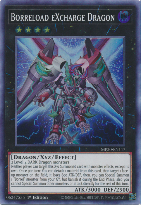 Borreload eXcharge Dragon [MP20-EN117] Super Rare | Gear Gaming Fayetteville