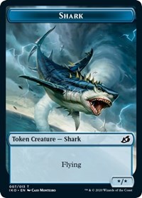 Shark // Human Soldier (003) Double-Sided Token [Ikoria: Lair of Behemoths Tokens] | Gear Gaming Fayetteville