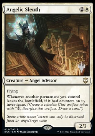 Angelic Sleuth (Promo Pack) [Streets of New Capenna Commander Promos] | Gear Gaming Fayetteville