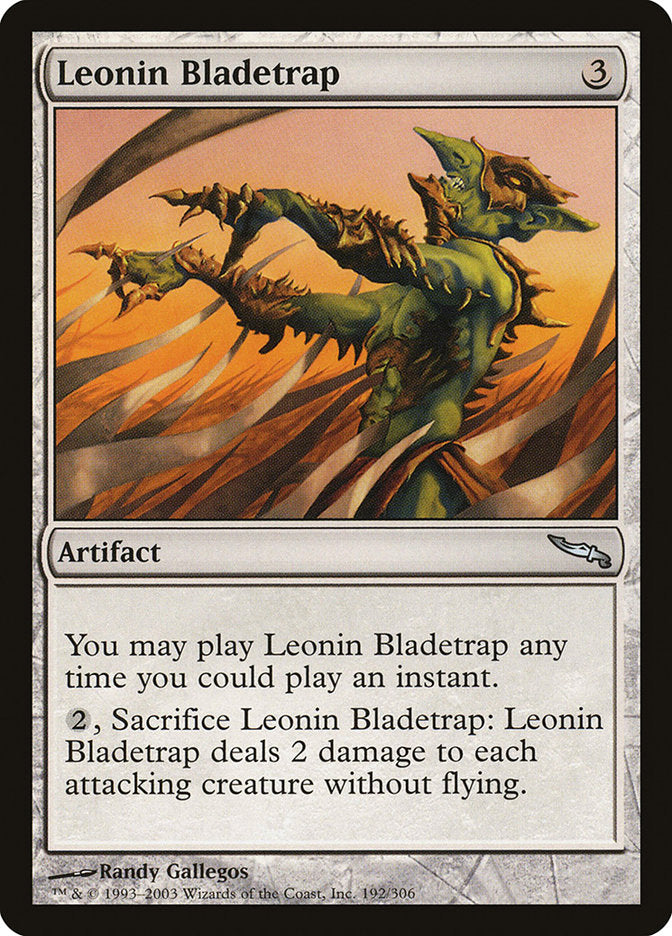 Leonin Bladetrap [Mirrodin] | Gear Gaming Fayetteville