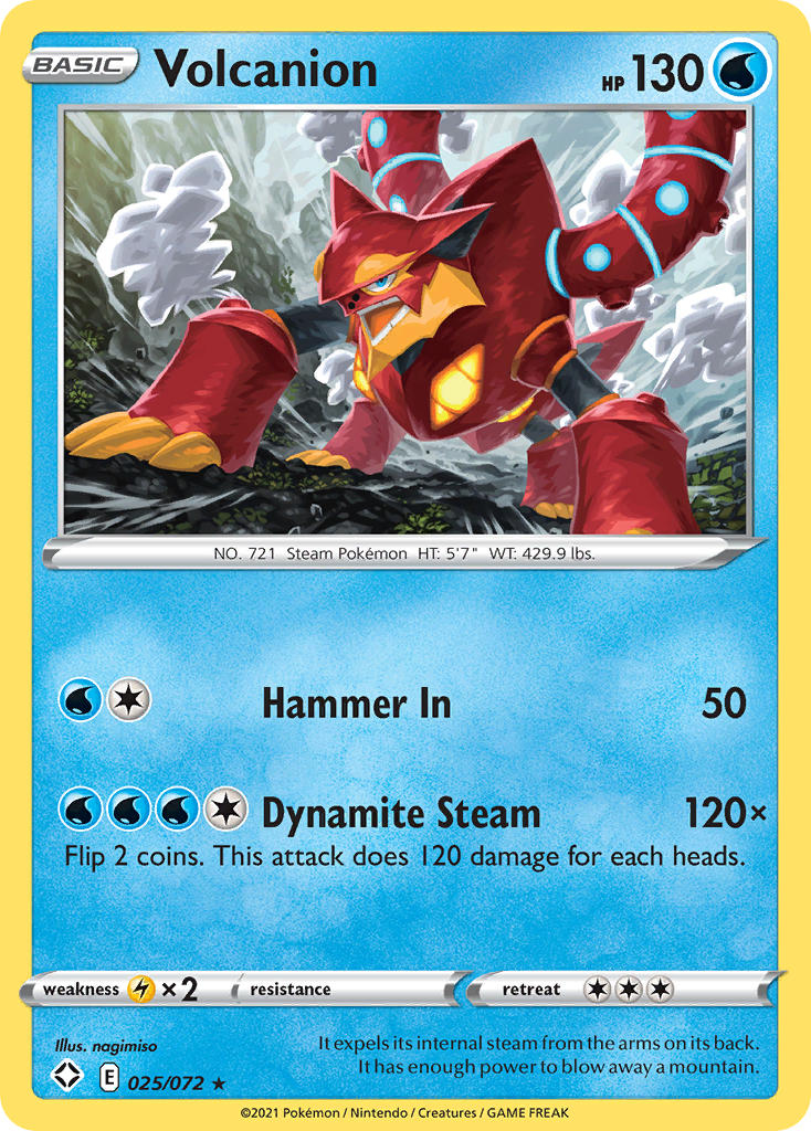 Volcanion (025/072) [Sword & Shield: Shining Fates] | Gear Gaming Fayetteville