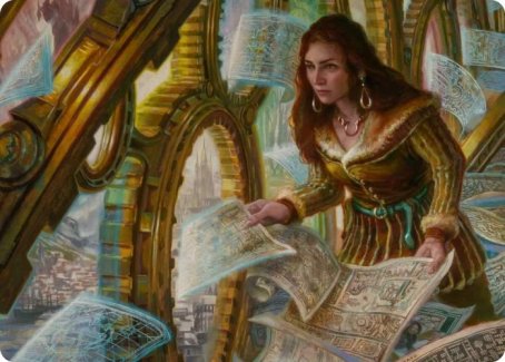 Cartographer's Survey Art Card [Innistrad: Crimson Vow Art Series] | Gear Gaming Fayetteville