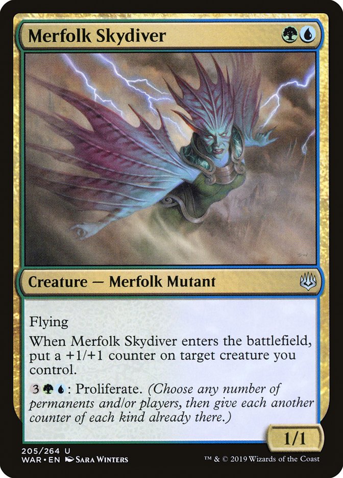 Merfolk Skydiver [War of the Spark] | Gear Gaming Fayetteville