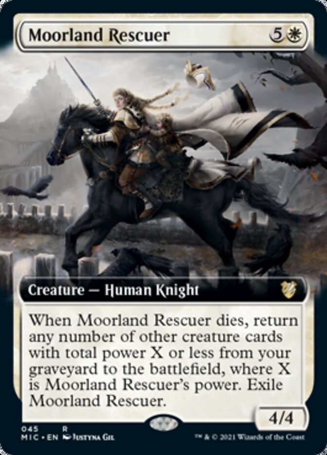 Moorland Rescuer (Extended Art) [Innistrad: Midnight Hunt Commander] | Gear Gaming Fayetteville