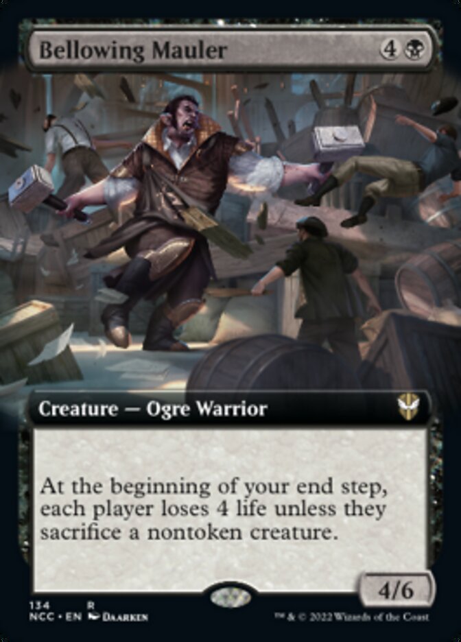 Bellowing Mauler (Extended Art) [Streets of New Capenna Commander] | Gear Gaming Fayetteville