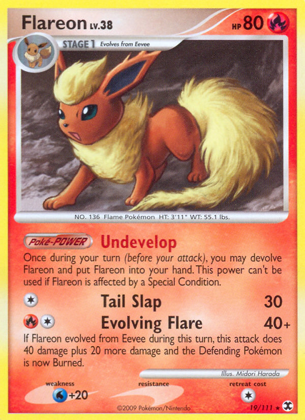 Flareon (19/111) [Platinum: Rising Rivals] | Gear Gaming Fayetteville