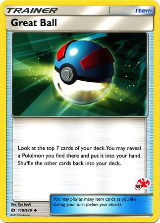 Great Ball (119/149) (Charizard Stamp #55) [Battle Academy 2020] | Gear Gaming Fayetteville