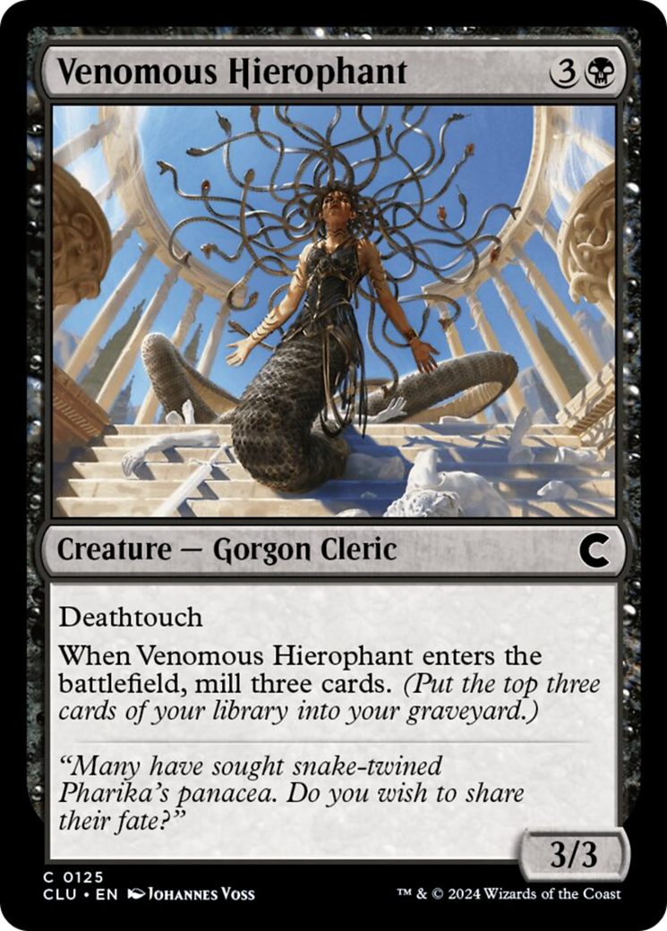 Venomous Hierophant [Ravnica: Clue Edition] | Gear Gaming Fayetteville