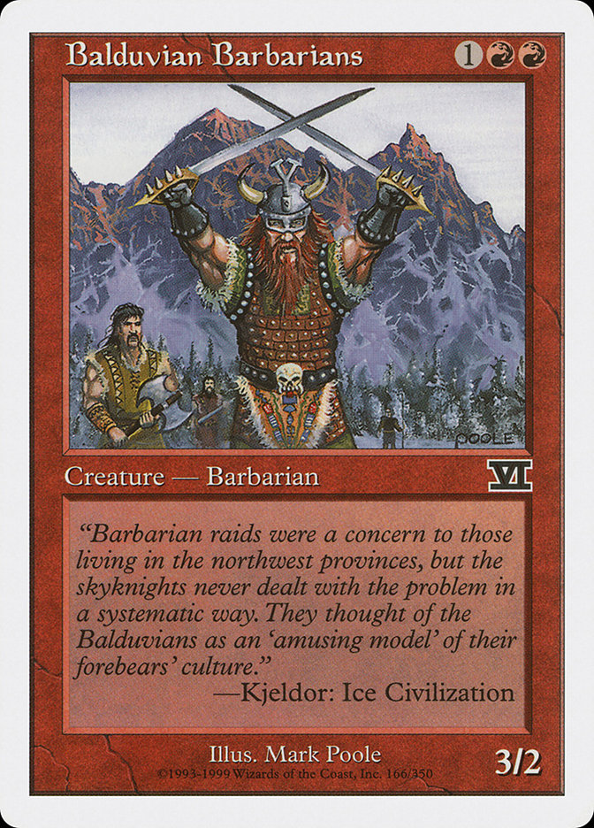 Balduvian Barbarians [Classic Sixth Edition] | Gear Gaming Fayetteville