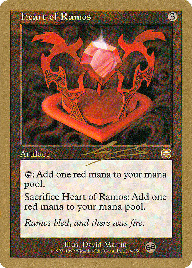 Heart of Ramos (Nicolas Labarre) (SB) [World Championship Decks 2000] | Gear Gaming Fayetteville